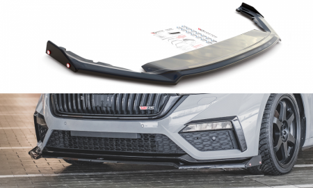 2020 FRONT SPLITTER V.2 + FLAPS SKODA OCTAVIA RS